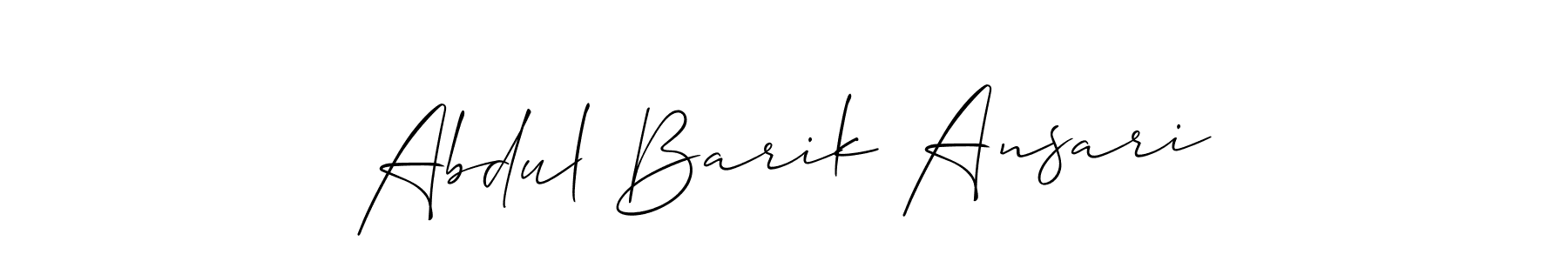 You can use this online signature creator to create a handwritten signature for the name Abdul Barik Ansari. This is the best online autograph maker. Abdul Barik Ansari signature style 2 images and pictures png