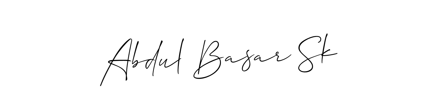 You should practise on your own different ways (Allison_Script) to write your name (Abdul Basar Sk) in signature. don't let someone else do it for you. Abdul Basar Sk signature style 2 images and pictures png