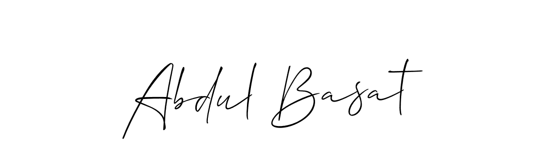 You should practise on your own different ways (Allison_Script) to write your name (Abdul Basat) in signature. don't let someone else do it for you. Abdul Basat signature style 2 images and pictures png