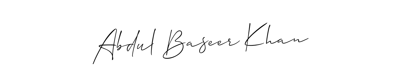 You can use this online signature creator to create a handwritten signature for the name Abdul Baseer Khan. This is the best online autograph maker. Abdul Baseer Khan signature style 2 images and pictures png