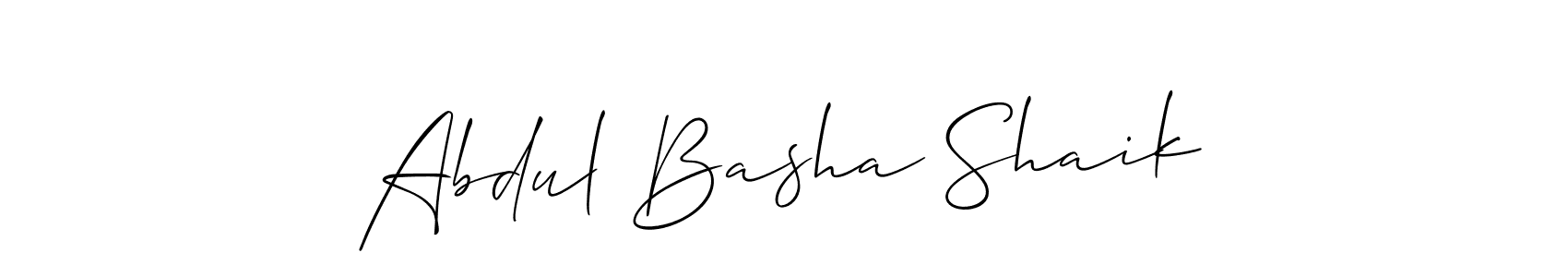 Similarly Allison_Script is the best handwritten signature design. Signature creator online .You can use it as an online autograph creator for name Abdul Basha Shaik. Abdul Basha Shaik signature style 2 images and pictures png