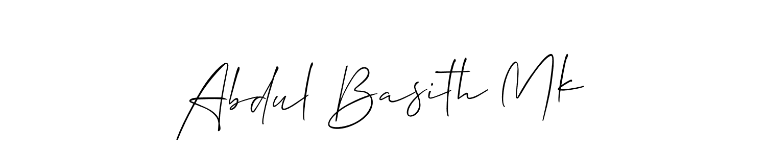 Allison_Script is a professional signature style that is perfect for those who want to add a touch of class to their signature. It is also a great choice for those who want to make their signature more unique. Get Abdul Basith Mk name to fancy signature for free. Abdul Basith Mk signature style 2 images and pictures png