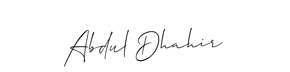 Check out images of Autograph of Abdul Dhahir name. Actor Abdul Dhahir Signature Style. Allison_Script is a professional sign style online. Abdul Dhahir signature style 2 images and pictures png