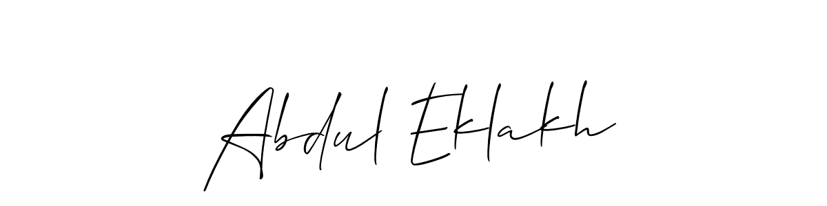 Make a beautiful signature design for name Abdul Eklakh. Use this online signature maker to create a handwritten signature for free. Abdul Eklakh signature style 2 images and pictures png