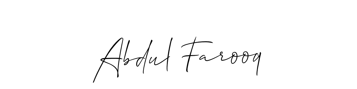 Best and Professional Signature Style for Abdul Farooq. Allison_Script Best Signature Style Collection. Abdul Farooq signature style 2 images and pictures png