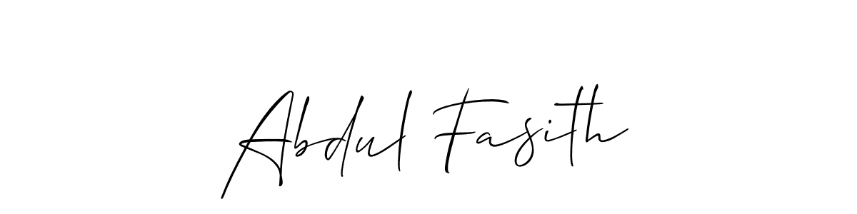 if you are searching for the best signature style for your name Abdul Fasith. so please give up your signature search. here we have designed multiple signature styles  using Allison_Script. Abdul Fasith signature style 2 images and pictures png