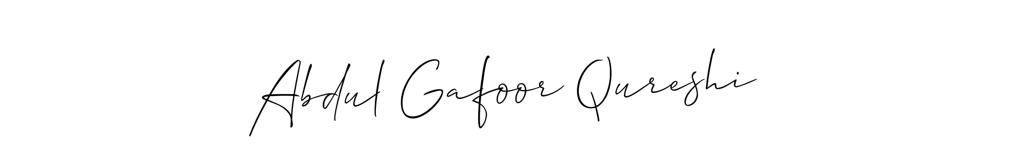 How to Draw Abdul Gafoor Qureshi signature style? Allison_Script is a latest design signature styles for name Abdul Gafoor Qureshi. Abdul Gafoor Qureshi signature style 2 images and pictures png