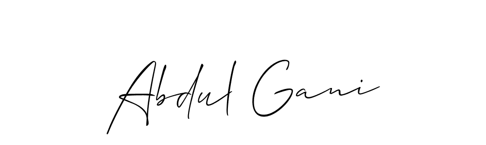 Abdul Gani stylish signature style. Best Handwritten Sign (Allison_Script) for my name. Handwritten Signature Collection Ideas for my name Abdul Gani. Abdul Gani signature style 2 images and pictures png