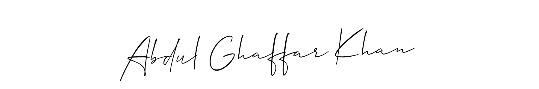 Make a short Abdul Ghaffar Khan signature style. Manage your documents anywhere anytime using Allison_Script. Create and add eSignatures, submit forms, share and send files easily. Abdul Ghaffar Khan signature style 2 images and pictures png