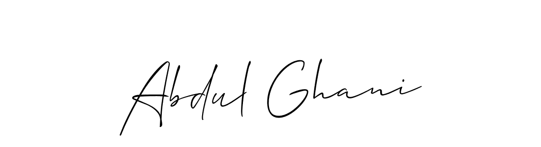 Also we have Abdul Ghani name is the best signature style. Create professional handwritten signature collection using Allison_Script autograph style. Abdul Ghani signature style 2 images and pictures png