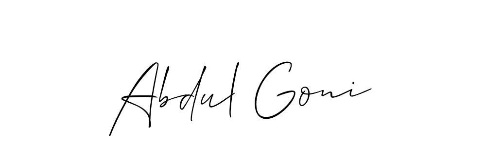 How to Draw Abdul Goni signature style? Allison_Script is a latest design signature styles for name Abdul Goni. Abdul Goni signature style 2 images and pictures png