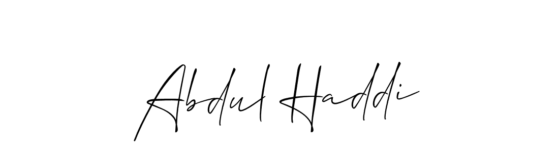 Make a short Abdul Haddi signature style. Manage your documents anywhere anytime using Allison_Script. Create and add eSignatures, submit forms, share and send files easily. Abdul Haddi signature style 2 images and pictures png