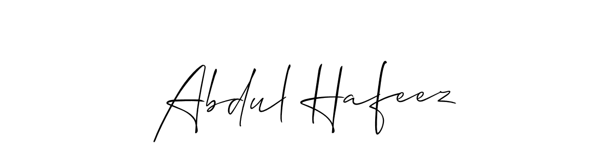 Make a beautiful signature design for name Abdul Hafeez. With this signature (Allison_Script) style, you can create a handwritten signature for free. Abdul Hafeez signature style 2 images and pictures png