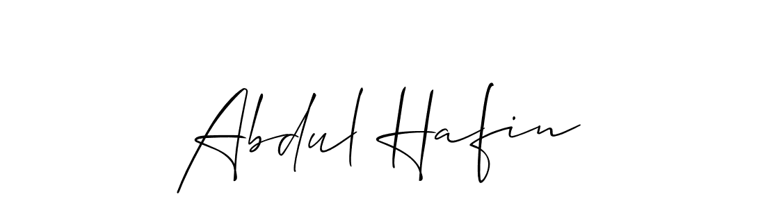 Make a beautiful signature design for name Abdul Hafin. With this signature (Allison_Script) style, you can create a handwritten signature for free. Abdul Hafin signature style 2 images and pictures png