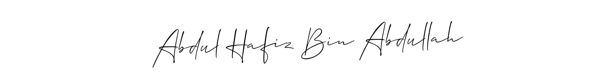 Make a beautiful signature design for name Abdul Hafiz Bin Abdullah. Use this online signature maker to create a handwritten signature for free. Abdul Hafiz Bin Abdullah signature style 2 images and pictures png