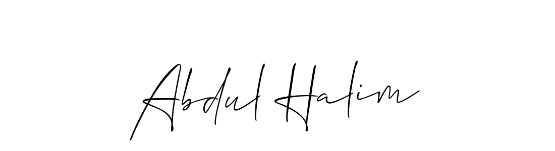 Abdul Halim stylish signature style. Best Handwritten Sign (Allison_Script) for my name. Handwritten Signature Collection Ideas for my name Abdul Halim. Abdul Halim signature style 2 images and pictures png