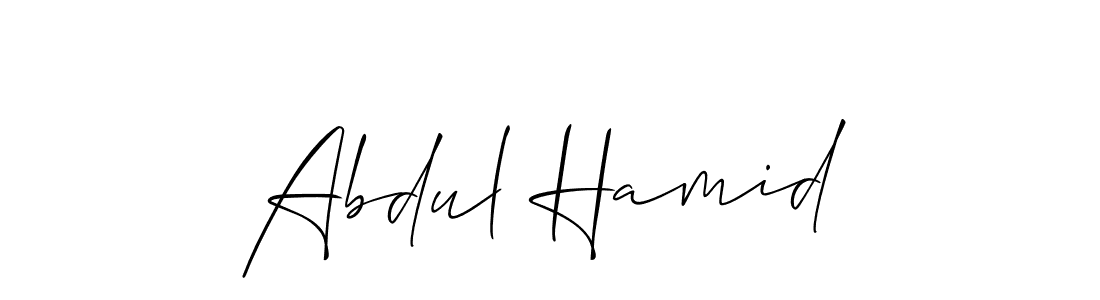 Allison_Script is a professional signature style that is perfect for those who want to add a touch of class to their signature. It is also a great choice for those who want to make their signature more unique. Get Abdul Hamid name to fancy signature for free. Abdul Hamid signature style 2 images and pictures png