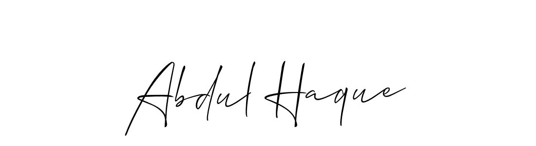 Also You can easily find your signature by using the search form. We will create Abdul Haque name handwritten signature images for you free of cost using Allison_Script sign style. Abdul Haque signature style 2 images and pictures png