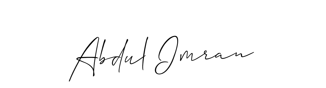 Allison_Script is a professional signature style that is perfect for those who want to add a touch of class to their signature. It is also a great choice for those who want to make their signature more unique. Get Abdul Imran name to fancy signature for free. Abdul Imran signature style 2 images and pictures png