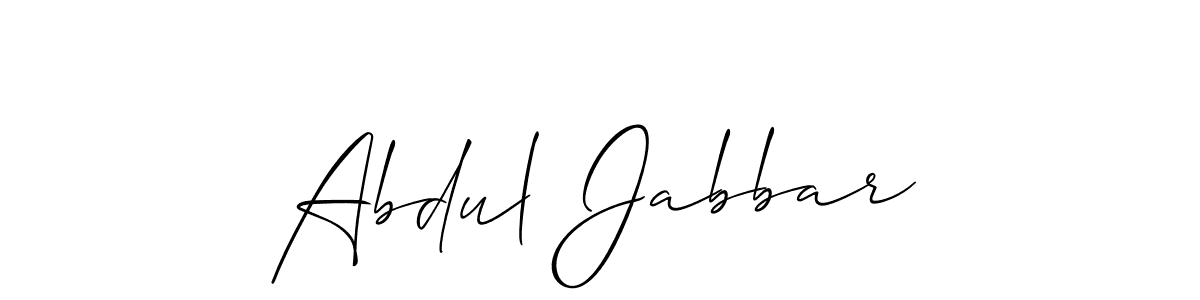 The best way (Allison_Script) to make a short signature is to pick only two or three words in your name. The name Abdul Jabbar include a total of six letters. For converting this name. Abdul Jabbar signature style 2 images and pictures png