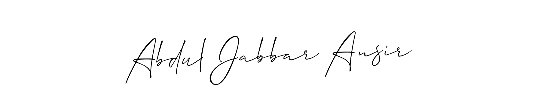 Here are the top 10 professional signature styles for the name Abdul Jabbar Ansir. These are the best autograph styles you can use for your name. Abdul Jabbar Ansir signature style 2 images and pictures png