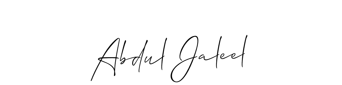 This is the best signature style for the Abdul Jaleel name. Also you like these signature font (Allison_Script). Mix name signature. Abdul Jaleel signature style 2 images and pictures png