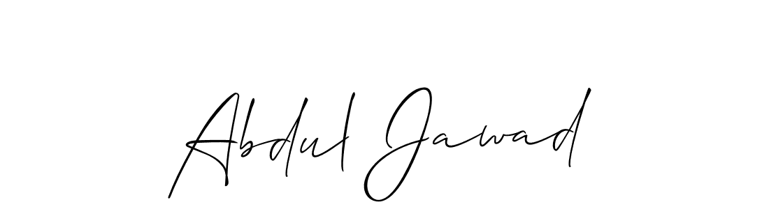 Also You can easily find your signature by using the search form. We will create Abdul Jawad name handwritten signature images for you free of cost using Allison_Script sign style. Abdul Jawad signature style 2 images and pictures png