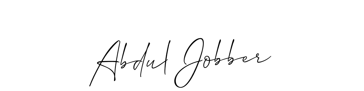 Best and Professional Signature Style for Abdul Jobber. Allison_Script Best Signature Style Collection. Abdul Jobber signature style 2 images and pictures png