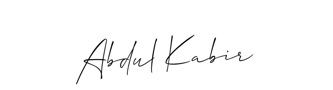 Make a short Abdul Kabir signature style. Manage your documents anywhere anytime using Allison_Script. Create and add eSignatures, submit forms, share and send files easily. Abdul Kabir signature style 2 images and pictures png