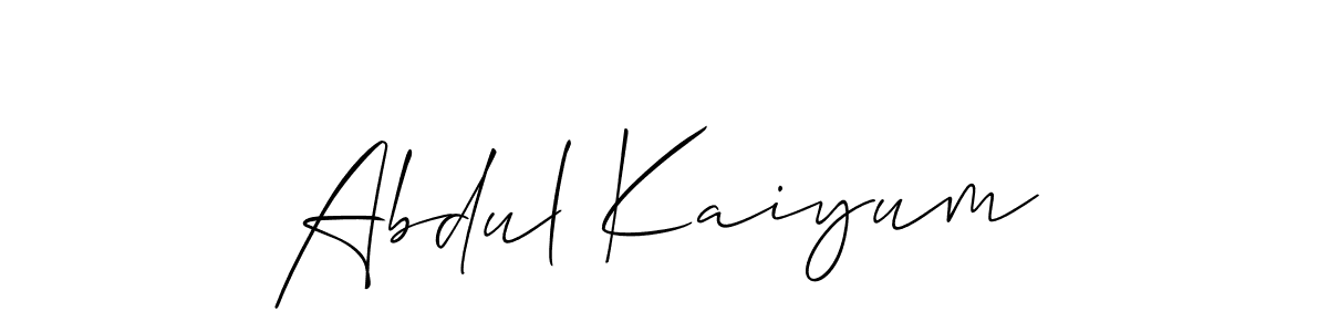 How to Draw Abdul Kaiyum signature style? Allison_Script is a latest design signature styles for name Abdul Kaiyum. Abdul Kaiyum signature style 2 images and pictures png