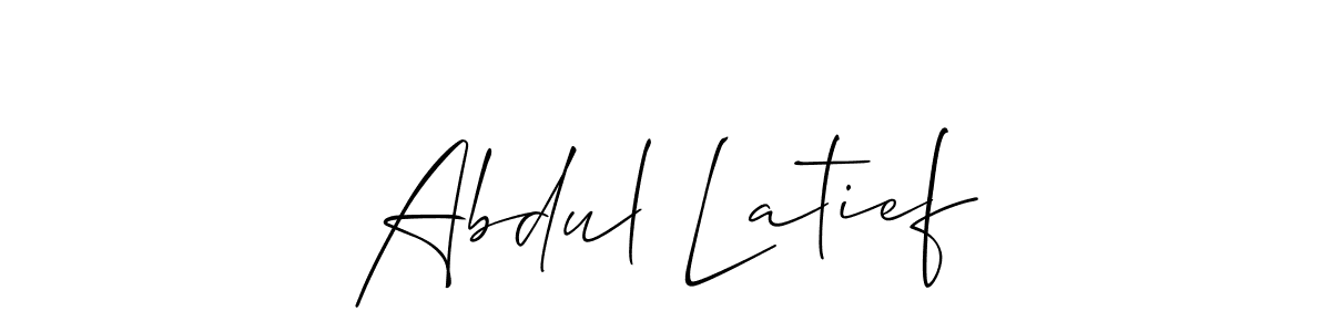 Best and Professional Signature Style for Abdul Latief. Allison_Script Best Signature Style Collection. Abdul Latief signature style 2 images and pictures png