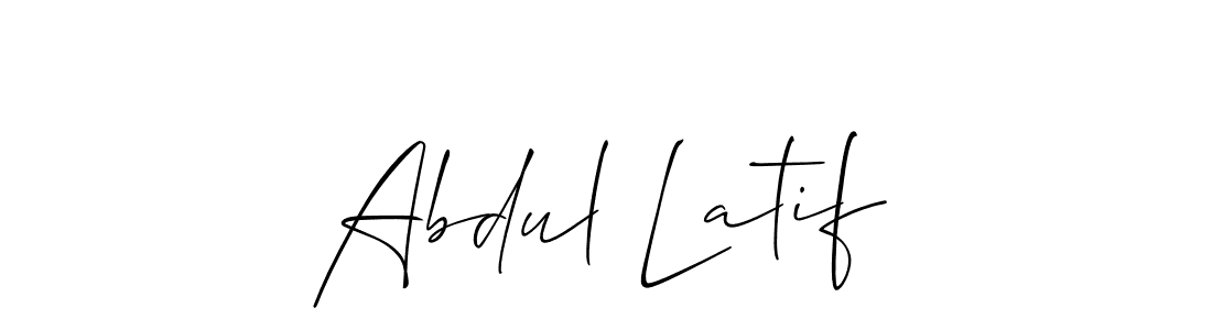 Also we have Abdul Latif name is the best signature style. Create professional handwritten signature collection using Allison_Script autograph style. Abdul Latif signature style 2 images and pictures png