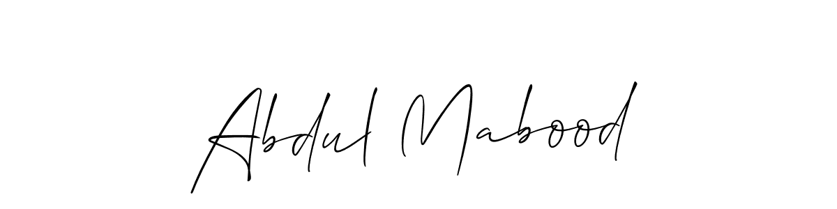 Allison_Script is a professional signature style that is perfect for those who want to add a touch of class to their signature. It is also a great choice for those who want to make their signature more unique. Get Abdul Mabood name to fancy signature for free. Abdul Mabood signature style 2 images and pictures png