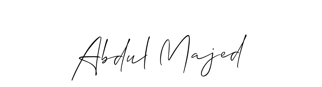 Abdul Majed stylish signature style. Best Handwritten Sign (Allison_Script) for my name. Handwritten Signature Collection Ideas for my name Abdul Majed. Abdul Majed signature style 2 images and pictures png