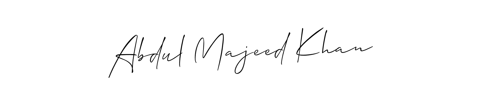It looks lik you need a new signature style for name Abdul Majeed Khan. Design unique handwritten (Allison_Script) signature with our free signature maker in just a few clicks. Abdul Majeed Khan signature style 2 images and pictures png