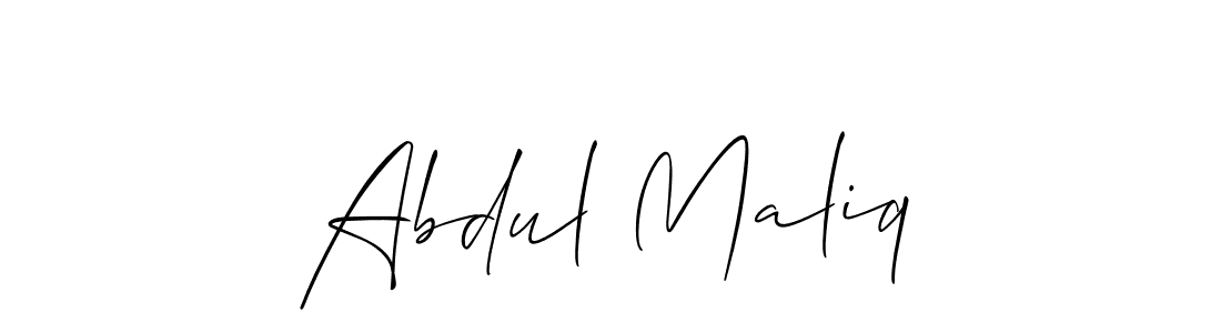 Abdul Maliq stylish signature style. Best Handwritten Sign (Allison_Script) for my name. Handwritten Signature Collection Ideas for my name Abdul Maliq. Abdul Maliq signature style 2 images and pictures png