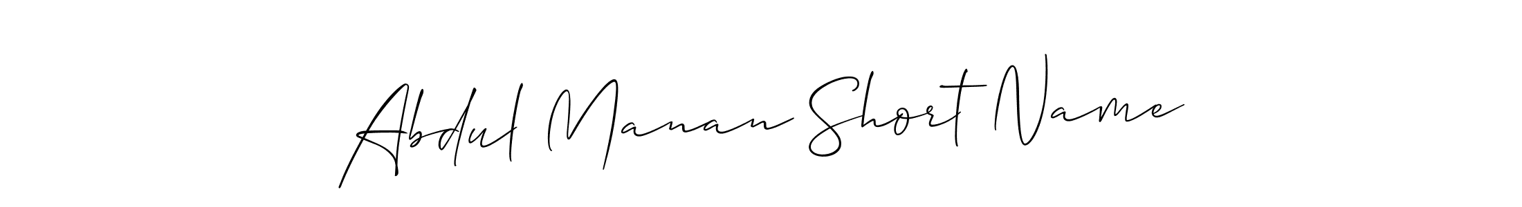 Best and Professional Signature Style for Abdul Manan Short Name. Allison_Script Best Signature Style Collection. Abdul Manan Short Name signature style 2 images and pictures png