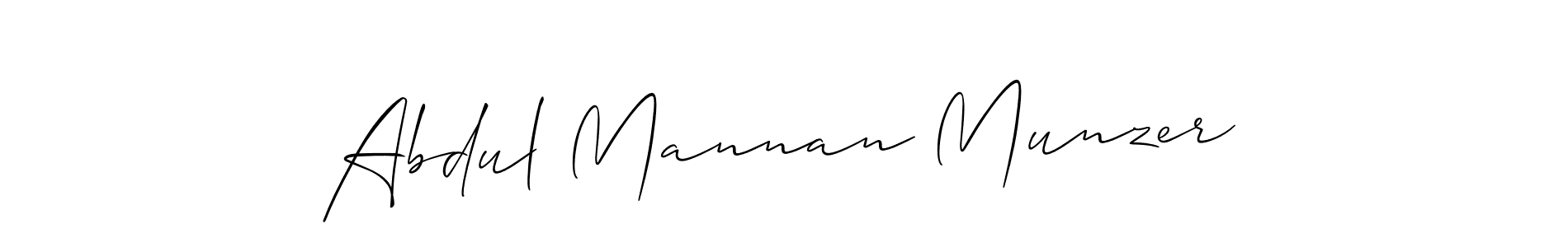 How to Draw Abdul Mannan Munzer signature style? Allison_Script is a latest design signature styles for name Abdul Mannan Munzer. Abdul Mannan Munzer signature style 2 images and pictures png