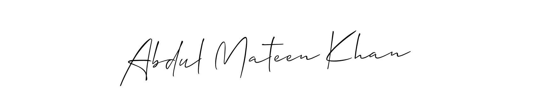 How to Draw Abdul Mateen Khan signature style? Allison_Script is a latest design signature styles for name Abdul Mateen Khan. Abdul Mateen Khan signature style 2 images and pictures png