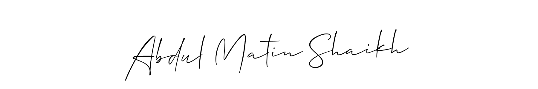 This is the best signature style for the Abdul Matin Shaikh name. Also you like these signature font (Allison_Script). Mix name signature. Abdul Matin Shaikh signature style 2 images and pictures png