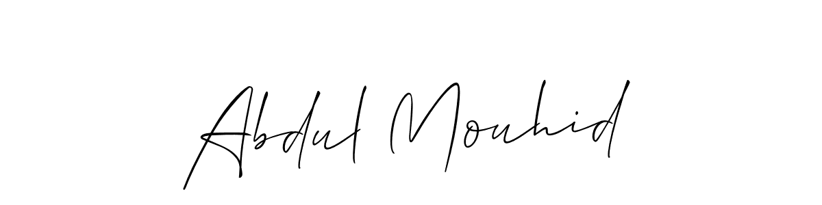 Best and Professional Signature Style for Abdul Mouhid. Allison_Script Best Signature Style Collection. Abdul Mouhid signature style 2 images and pictures png