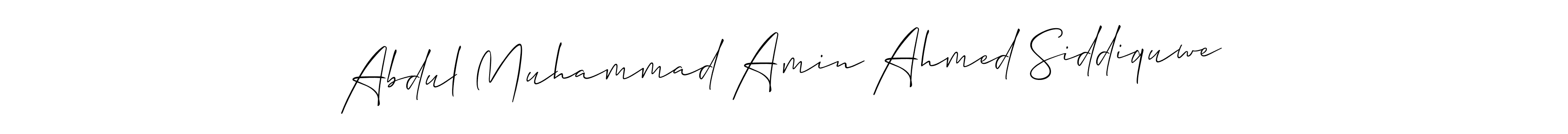 This is the best signature style for the Abdul Muhammad Amin Ahmed Siddiquwe name. Also you like these signature font (Allison_Script). Mix name signature. Abdul Muhammad Amin Ahmed Siddiquwe signature style 2 images and pictures png