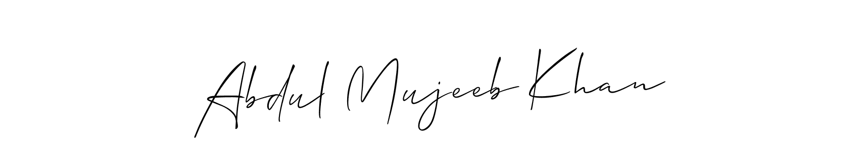 Make a beautiful signature design for name Abdul Mujeeb Khan. Use this online signature maker to create a handwritten signature for free. Abdul Mujeeb Khan signature style 2 images and pictures png