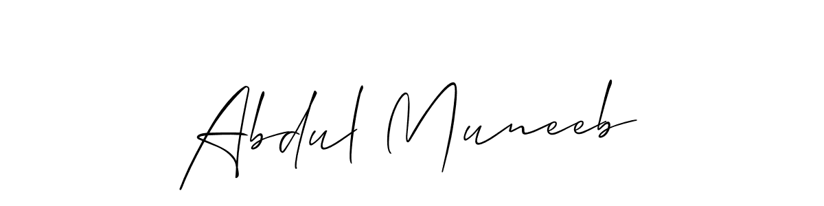 if you are searching for the best signature style for your name Abdul Muneeb. so please give up your signature search. here we have designed multiple signature styles  using Allison_Script. Abdul Muneeb signature style 2 images and pictures png