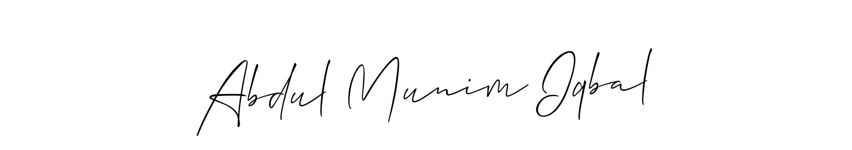 See photos of Abdul Munim Iqbal official signature by Spectra . Check more albums & portfolios. Read reviews & check more about Allison_Script font. Abdul Munim Iqbal signature style 2 images and pictures png