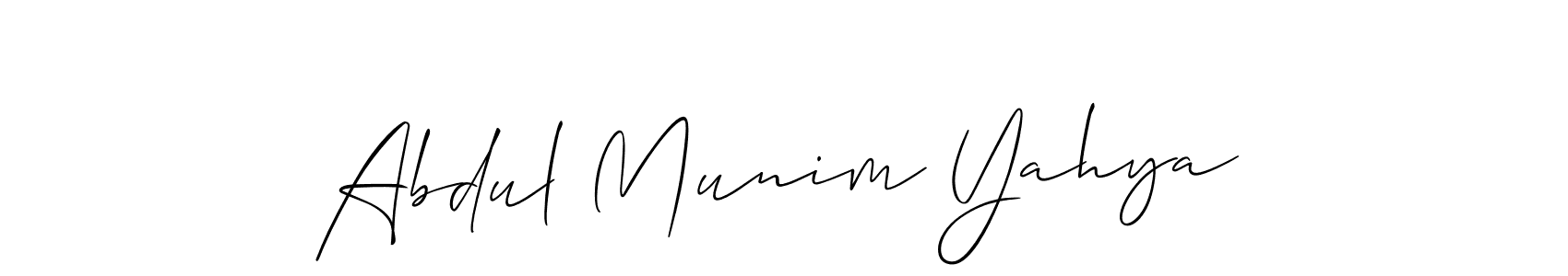 Check out images of Autograph of Abdul Munim Yahya name. Actor Abdul Munim Yahya Signature Style. Allison_Script is a professional sign style online. Abdul Munim Yahya signature style 2 images and pictures png