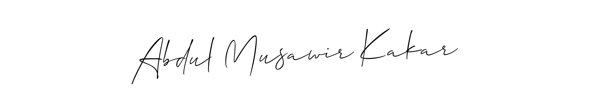 Once you've used our free online signature maker to create your best signature Allison_Script style, it's time to enjoy all of the benefits that Abdul Musawir Kakar name signing documents. Abdul Musawir Kakar signature style 2 images and pictures png