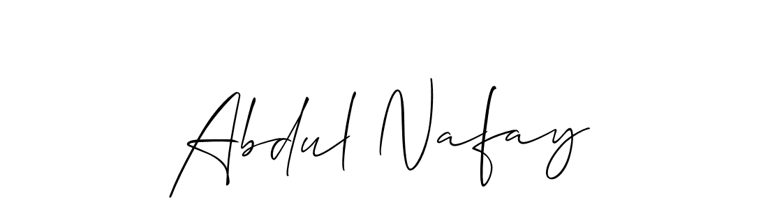 Similarly Allison_Script is the best handwritten signature design. Signature creator online .You can use it as an online autograph creator for name Abdul Nafay. Abdul Nafay signature style 2 images and pictures png