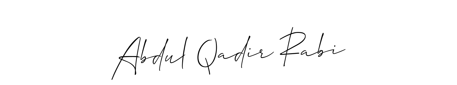 Here are the top 10 professional signature styles for the name Abdul Qadir Rabi. These are the best autograph styles you can use for your name. Abdul Qadir Rabi signature style 2 images and pictures png