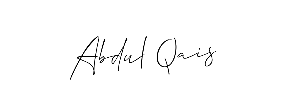 Also You can easily find your signature by using the search form. We will create Abdul Qais name handwritten signature images for you free of cost using Allison_Script sign style. Abdul Qais signature style 2 images and pictures png
